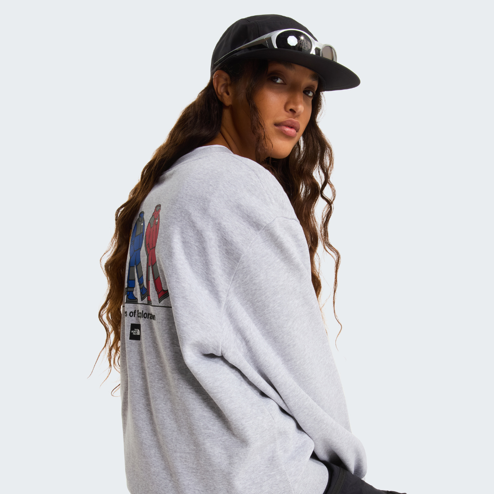 UNISEX TNF CELEBRATION RELAXED GRAPHIC SWEATSHIRT