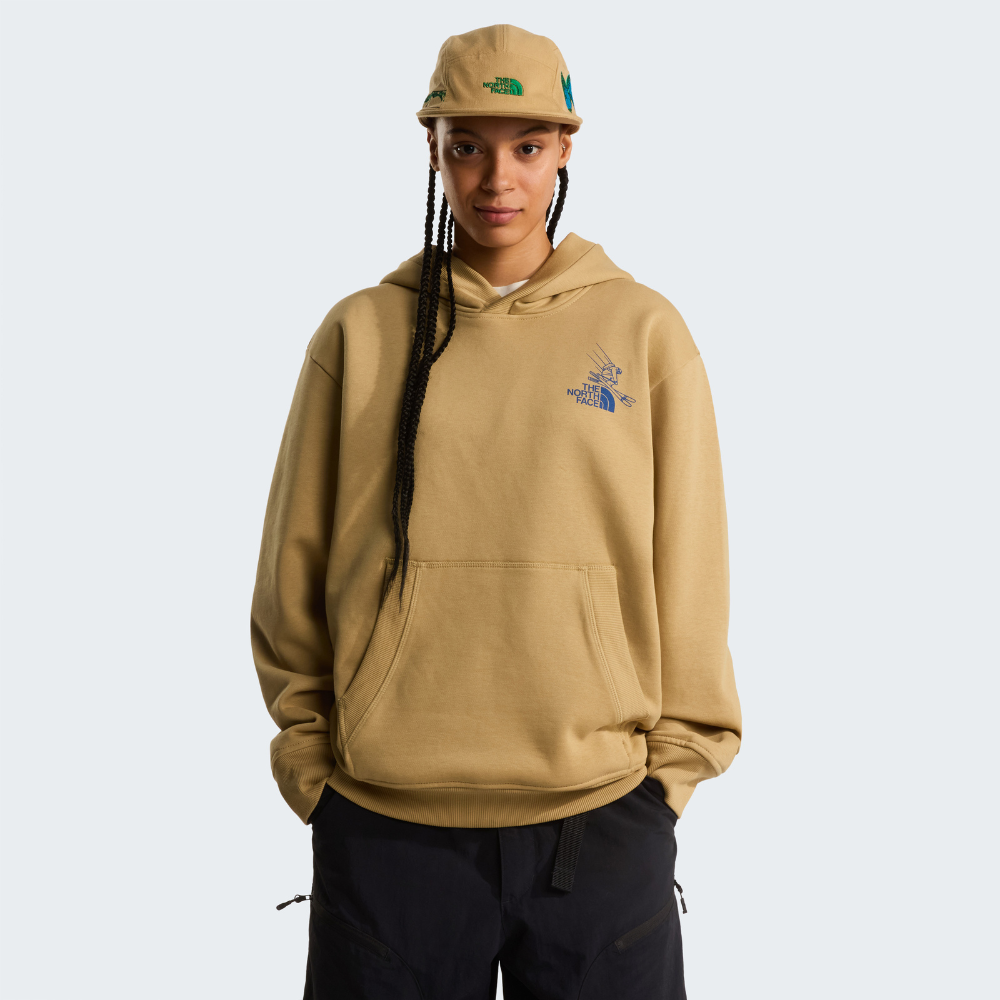 UNISEX MOUNTAIN CELEBRATION RELAXED GRAPHIC HOODIE