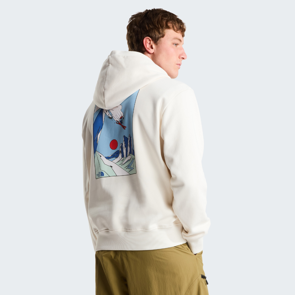 UNISEX MOUNTAIN CELEBRATION RELAXED GRAPHIC HOODIE